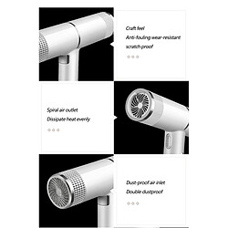 Sèche-cheveux ionique classique - Blanc pas cher