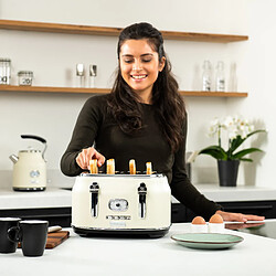 Westinghouse Grille-pain rétro 4 fentes - Blanc