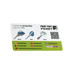 Fichet cylindre monobloc à lanterne F3D