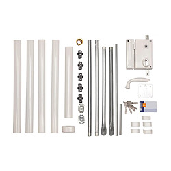 Bricard serrure en applique 3 points