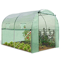 Idmarket MARKET Serre tunnel ROMA 4 saisons 6M² verte