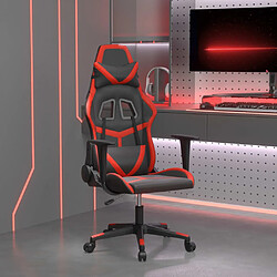 VidaXL Chaise de jeu Noir et rouge