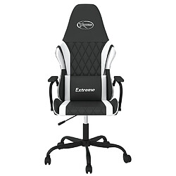 Avis VIDAXL Chaise de jeu massage - Noir/Blanc