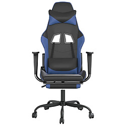 Acheter vidaXL Chaise de Jeu - Noir/Bleu
