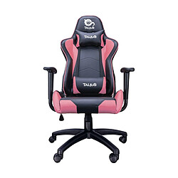 Talius Technology Talius Gecko V2 - Rose Siège gamer - similicuir - rose et noir - dossier inclinable - accoudoirs fixes