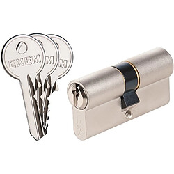 Cylindre de serrure 2 entrées 5G - Nickelé