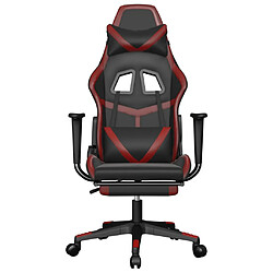 Acheter vidaXL Chaise de jeu massage - Noir/Bordeaux