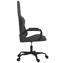 Acheter vidaXL Chaise de jeu Noir et gris