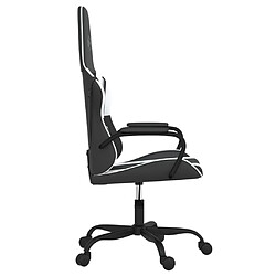 Acheter VIDAXL Chaise de jeu massage - Noir/Blanc