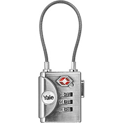 YALE Cadenas Câble TSA 3 chiffres