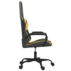 Acheter vidaXL Chaise de Jeu - Noir/Doré