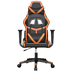 Avis VidaXL Chaise de jeu de massage - Noir/Orange