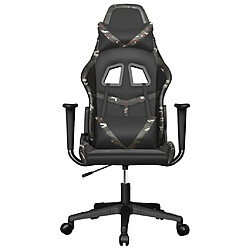 Avis VIDAXL Chaise de jeu de massage - Noir/Camouflage