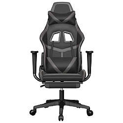 Acheter vidaXL Chaise de jeu massage - Noir&Gris