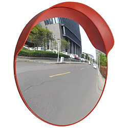 VidaXL Miroir de Trafic Convexe Ø 60 cm - Orange