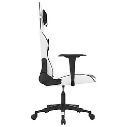 Acheter VidaXL Chaise de jeu - Blanc Noir