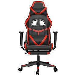 Acheter VidaXL Chaise de Jeu Massage Noir/Rouge