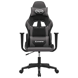 Avis vidaXL Chaise de jeu de massage - Noir/Gris