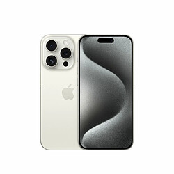 Apple iPhone 15 Pro - 128 Go - Blanc - Reconditionné