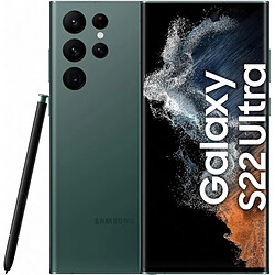 Samsung Galaxy S22 Ultra 5G - Vert Smartphone - Écran 6,8" - 128 Go - Quad caméra - 5000 mAh - 5G