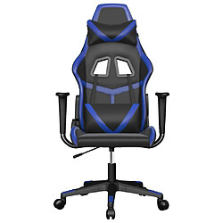 Avis VidaXL Chaise de jeu - Noir/Bleu