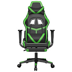 Acheter vidaXL Chaise de jeu de massage - Noir/Vert