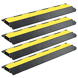 VidaXL Rampes de protection de câble - 4 pcs