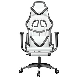 Acheter vidaXL Chaise de jeu de massage - Blanc/Noir