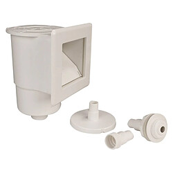 HABITAT ET JARDIN Mini-skimmer avec bouche - Blanc