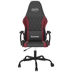 Avis vidaXL Chaise de jeu Noir et rouge