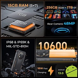 Oukitel WP28 8Go/256Go - Noir