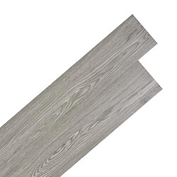 vidaXL Planches plancher autoadhésives 2,51 m² gris foncé