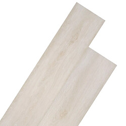 VidaXL Planches de Plancher PVC - Chêne Blanc classique