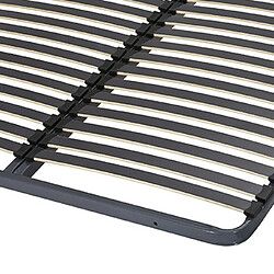 Avis Mes sommier cadre à lattes Lateo - Gris foncé