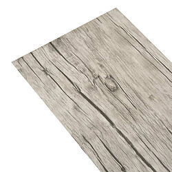 vidaXL Planches de sol PVC 5.02 m² Chêne