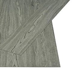 VidaXL Dalles de Plancher - 4,46 m² PVC Gris