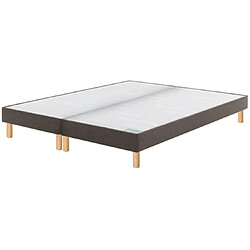 Bultex Sommier tapissier Vitality Ferme Duo - Marron