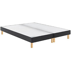 Bultex Sommier tapissier Vitality duo - Gris foncé