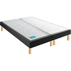 Mérinos Sommier cadre à lattes - Anthracite