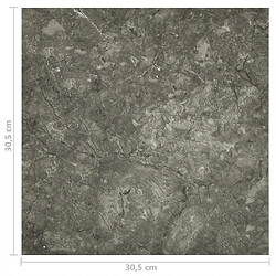 vidaXL Dalles Autoadhésives 20 pcs - Gris pas cher