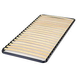 Promo matelas Sommier cadre à lattes métal - Bleu foncé