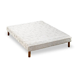 Mes Sommier cadre à lattes - Blanc