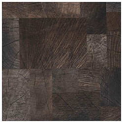 Avis vidaXL Dalle de plancher autoadhésif 5,11 m² marron bois