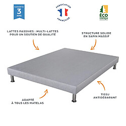 Ebac sommier tapissier - Gris