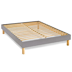Mes sommier à lattes - Gris