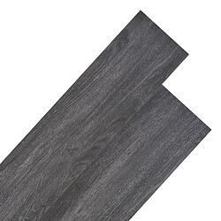 vidaXL Planches PVC non adhésives 5,26 m² - Noir et blanc