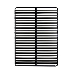 Mes Sommier cadre à lattes 120x190 - Gris foncé