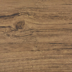 vidaXL Dalle PVC autoadhésif 5,02 m² - Marron noyer pas cher