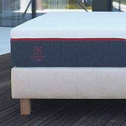 Acheter Luxury literie Sommier tapissier 2 places - Beige