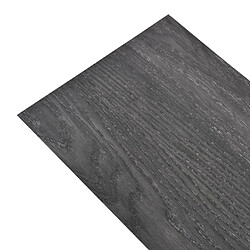 vidaXL Planches PVC non adhésives 5,26 m² - Noir et blanc